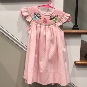 Smocked dress monkeys